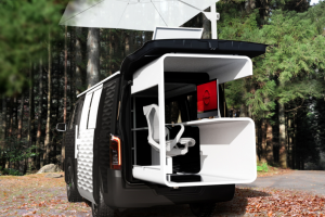 Nissan предложил мини-офис на колесах - фургон Office Pod
